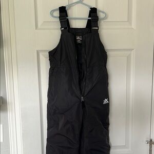 Black Snow Bib Overalls ZeroXposur